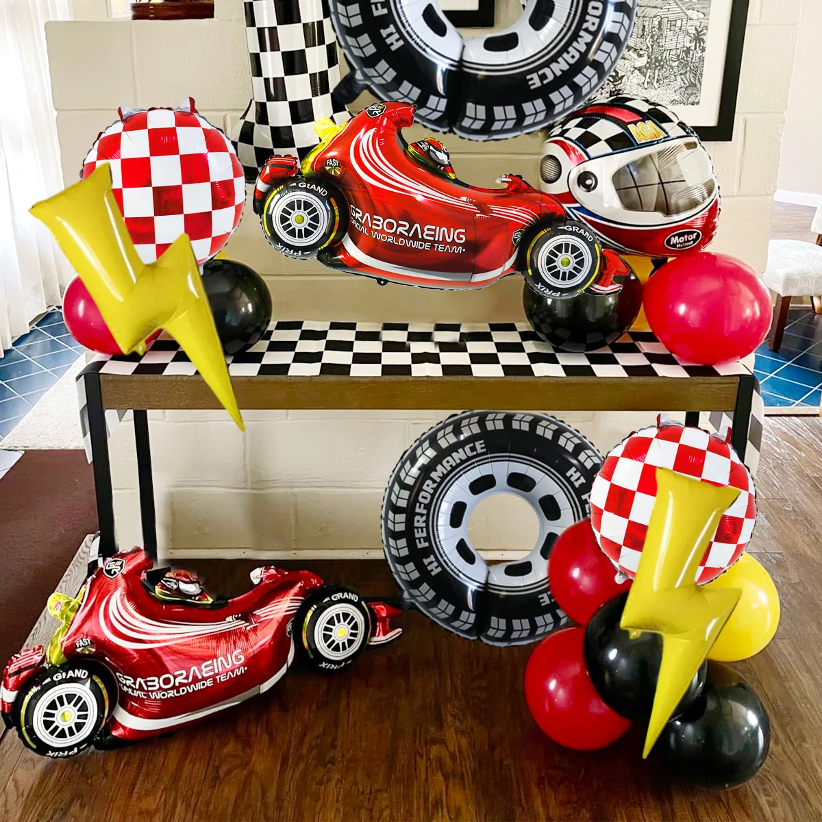 Zestaw balonów na imprezę w mo – Lighting Mcqueen Birthday Decor recenzja i cena