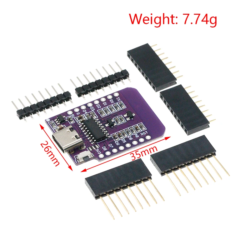 D1 MINI ESP8266 development board serial port wireless WiFi onboard ESP-07S module