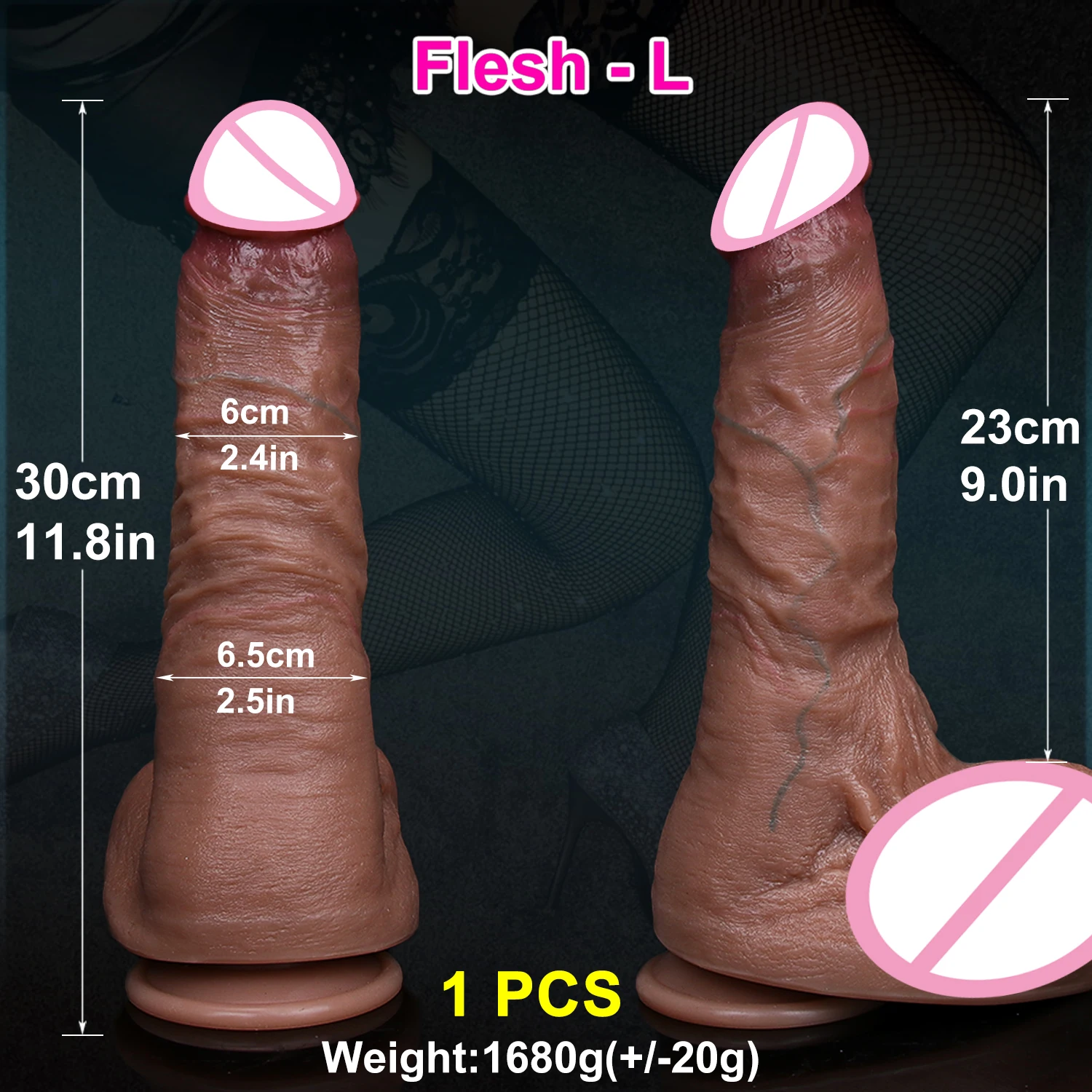 Realistic Vein Soft Huge Dildo Double Layer Silicone Penis Masturbators Double Cock Women Anal Sex Toy Powerful Suction Cup Dick