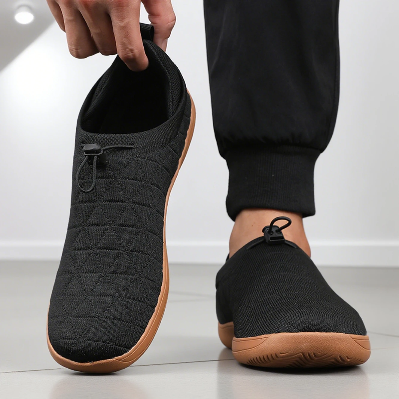 

Barefoot Shoes, Men's and Women's Sliding in Hiking Flat Shoes, Luxury Brand Sports Shoes, Minimalist Gray Sports Shoes 2025
