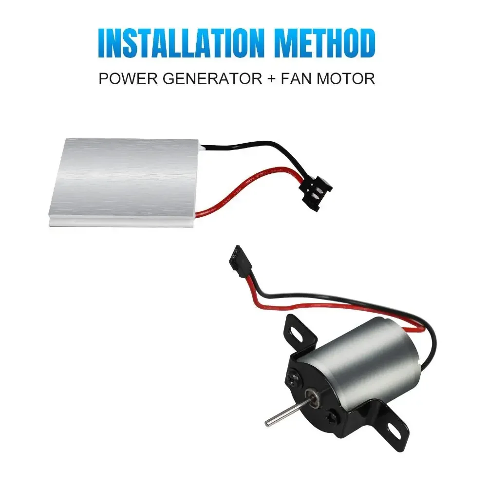 Motor Set Fireplace Fan Motor Aluminium alloy Replacement Parts Stove Burner Fan High Temperature Resistant