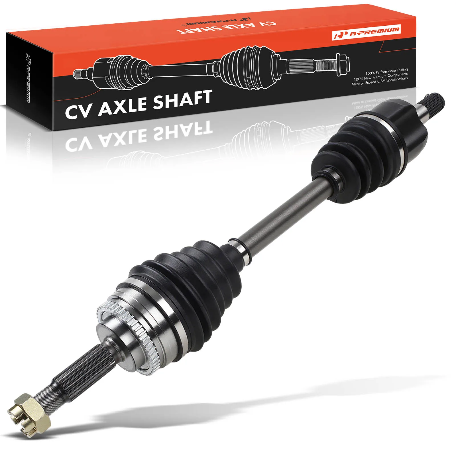 A-Premium Front Passenger Side CV Axle Shaft for Mitsubishi Mirage 1993 Dodge Colt 1993-1994 Eagle Summit 1993-1995