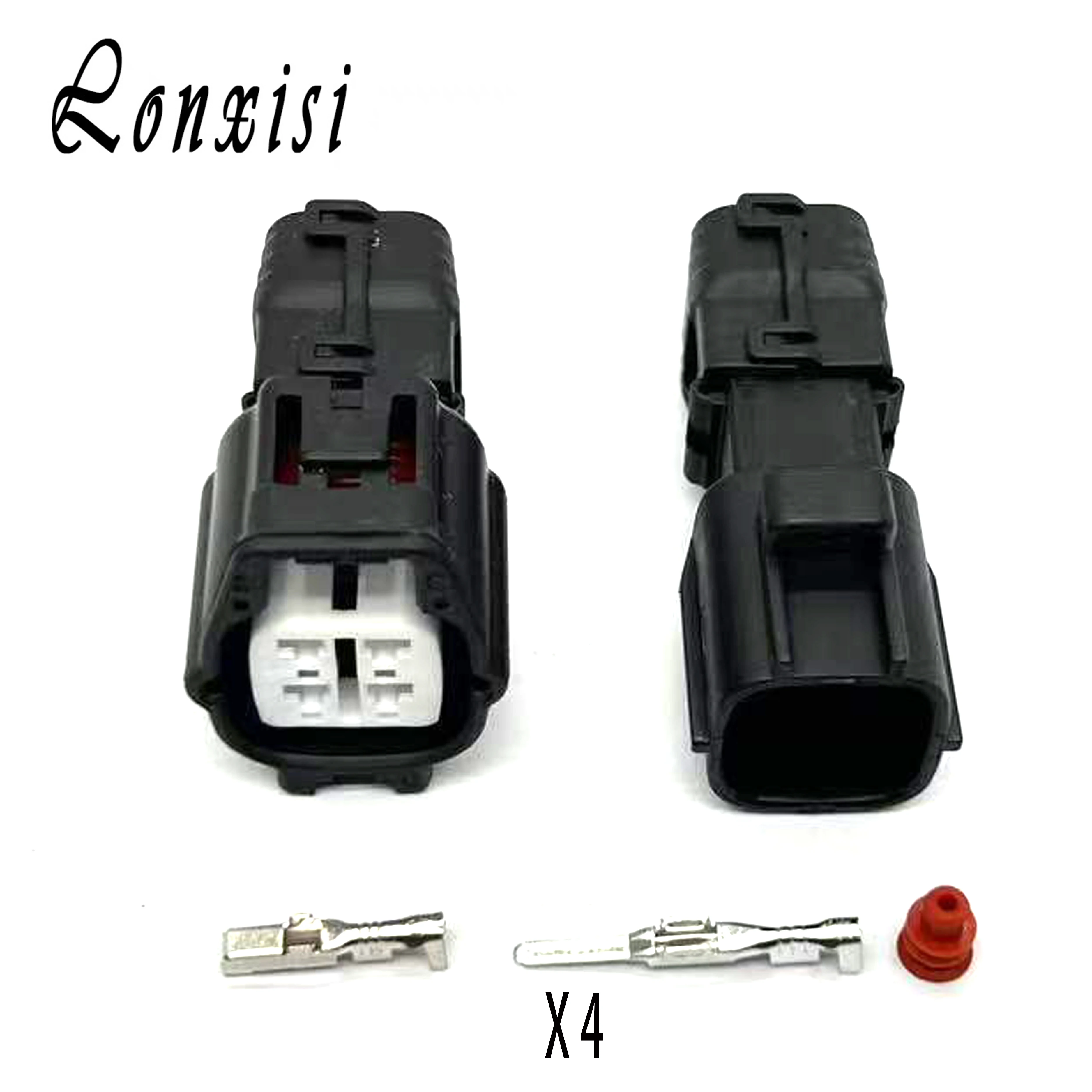 

1/5/10/20 Sets 4 Pin 6188-0472 6188-0472 Car TS Rear Pedal Oxygen Sensor Plug Male Female Connector For Toyota Suzuki