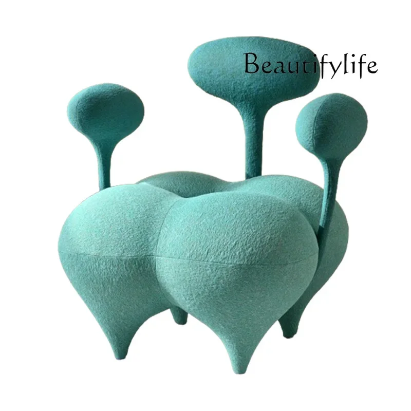 Designer single sofa chair Nordic light luxury creative living room fashion personality model room balloon leisure chair