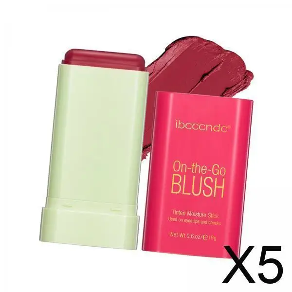 Blush Sticks Creamy Texture Waterproof Silky Smooth Cheek Tint Makeup Cosmetics for Face Beauty