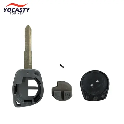 YOCASTY 2 Buttons Car Key Shell Case HU87 / SZ11R Blade Fit for SUZUKI IGNIS ALTO SX4 VAUXHALL AGILA Vitara Swift Liana 10 best sales suzuki wagon r key - №7
