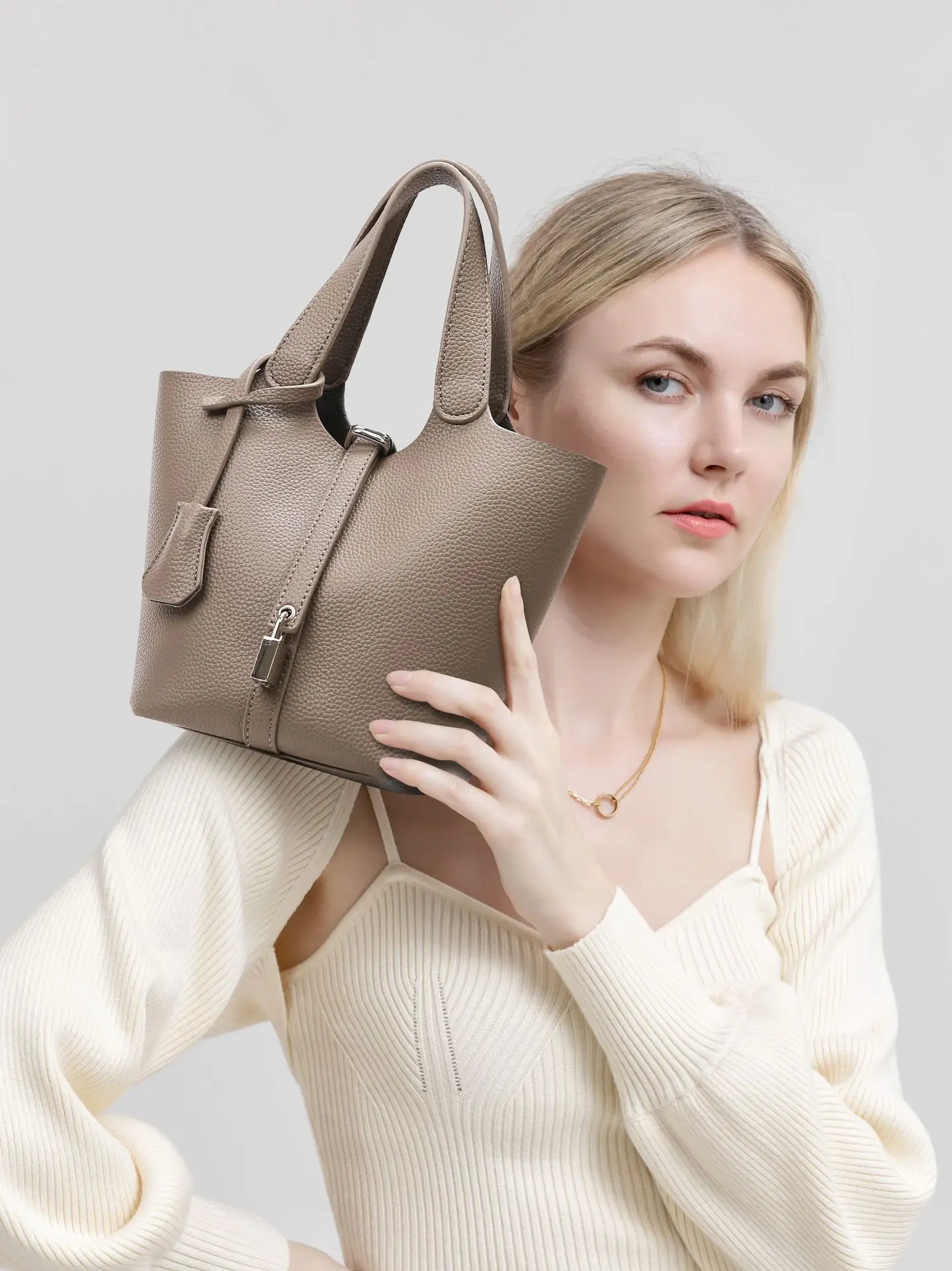 

Сумка-ведро, женская сумка, высококачественная маленькая сумочка, модная сумка-мессенджер, текстурированная сумка