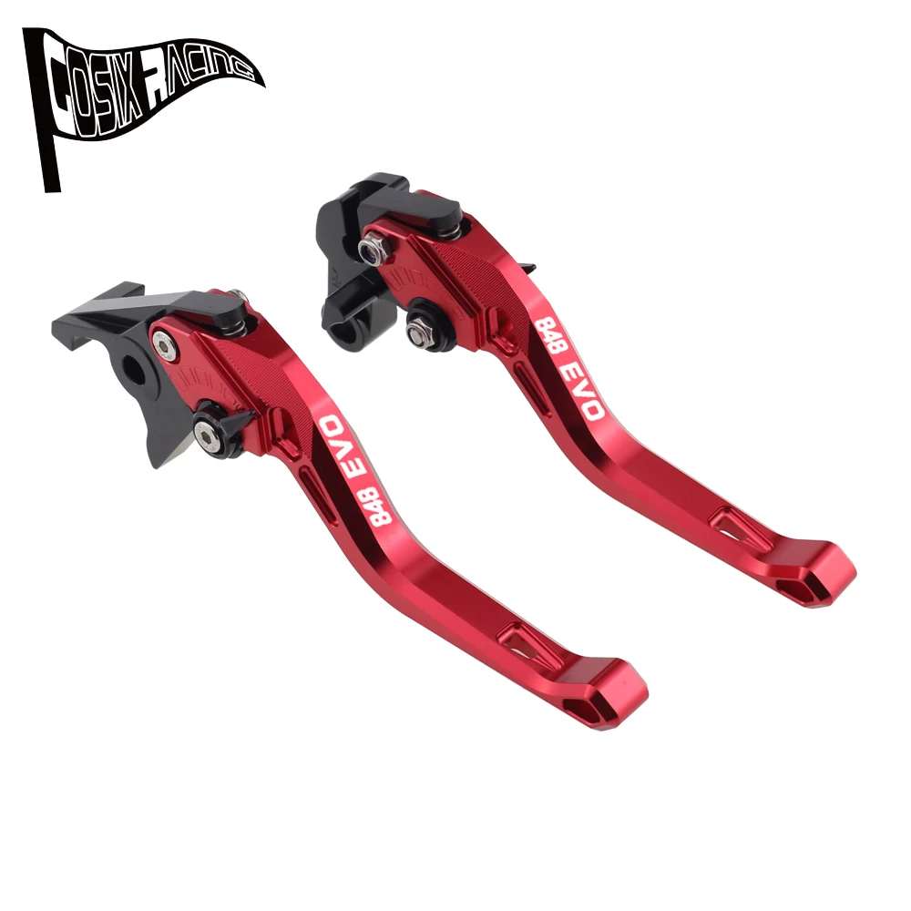 

For 848 EVO 2007-2013 848 EVO Motorcycle Accessories Short Brake Clutch Levers Adjustable Handle Set