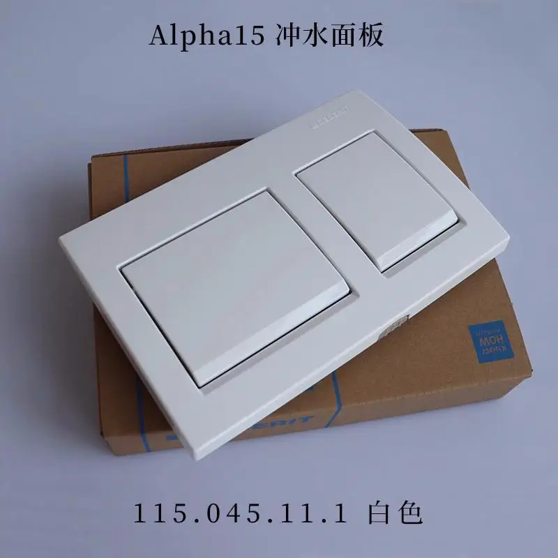 Adapted to the first-generation water tank wall-mounted toilet flush panel double button Alpha10/15