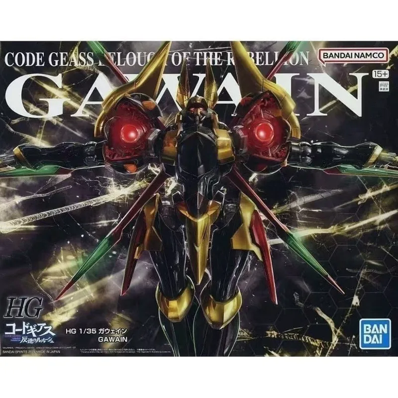 Bandai HG 1/35 Code Geass Gawain Guren Seiten Lancelot Albion Zi-Apollo Guren Type-02 Zi-Artemis Model Kit Toys Action Figures