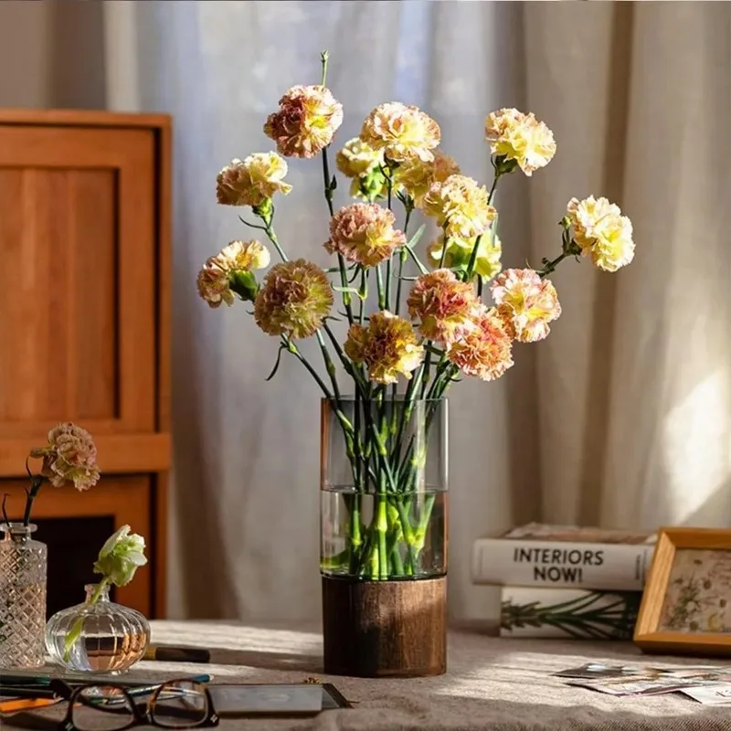 wooden vase