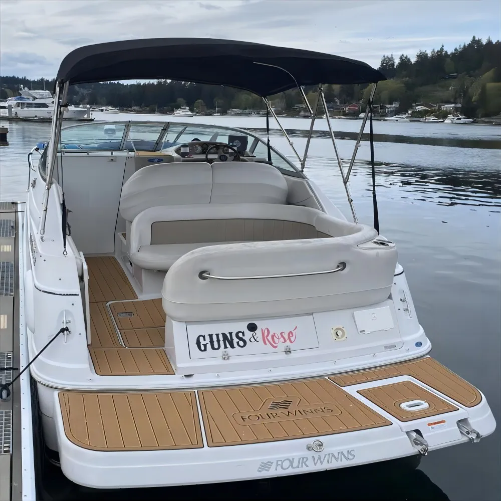 2004 Four Winns 248 Vista Swim Platform Cockpit Boat EVA Teak Deck Floor Pad Mat SeaDek MarineMat Gatorstep Style Self Adhesive