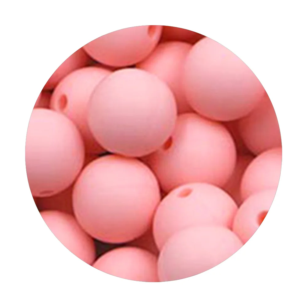 50 Teile/los 9/12/15mm Lose Perlen Silikon Runde Perlen Perle Perlen Lebensmittel Grade Für Schmuck Machen DIY Handgemachte Accessoires