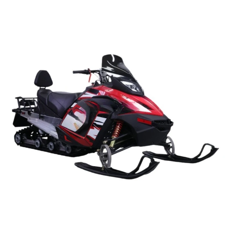 Automatic two-seat tracked snowmobile