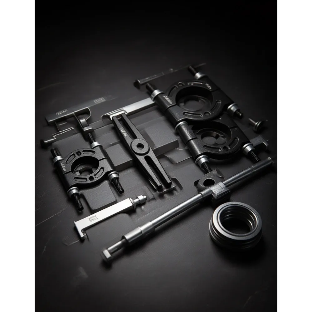 

Heavy Duty Bearing Puller Set 5 Ton Capacity Separator Kit with 2 and 3 Inch Jaws for Wheel Hub Axle Removal