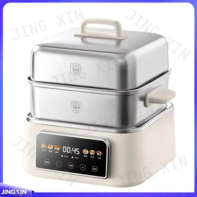 Custom for Electric Food Steamer Multi Purpose Foldable Stainless Steel Kitchen Appliance Home Cooking Tool Vegetable Meat