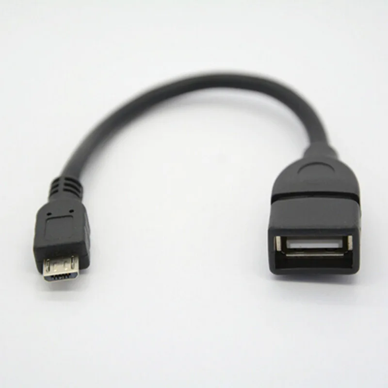 Micro USB macho a USB 2,0 hembra OTG Cable de datos convertidor Cable adaptador de Host para teléfono móvil Nexus MP4 MP5