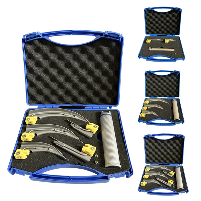 

LED Adult Child Anesthesia Laringoscopio Oral Mirror Tracheal Intubation Clinic Direct Laryngoscope Throat Detection Tool B2