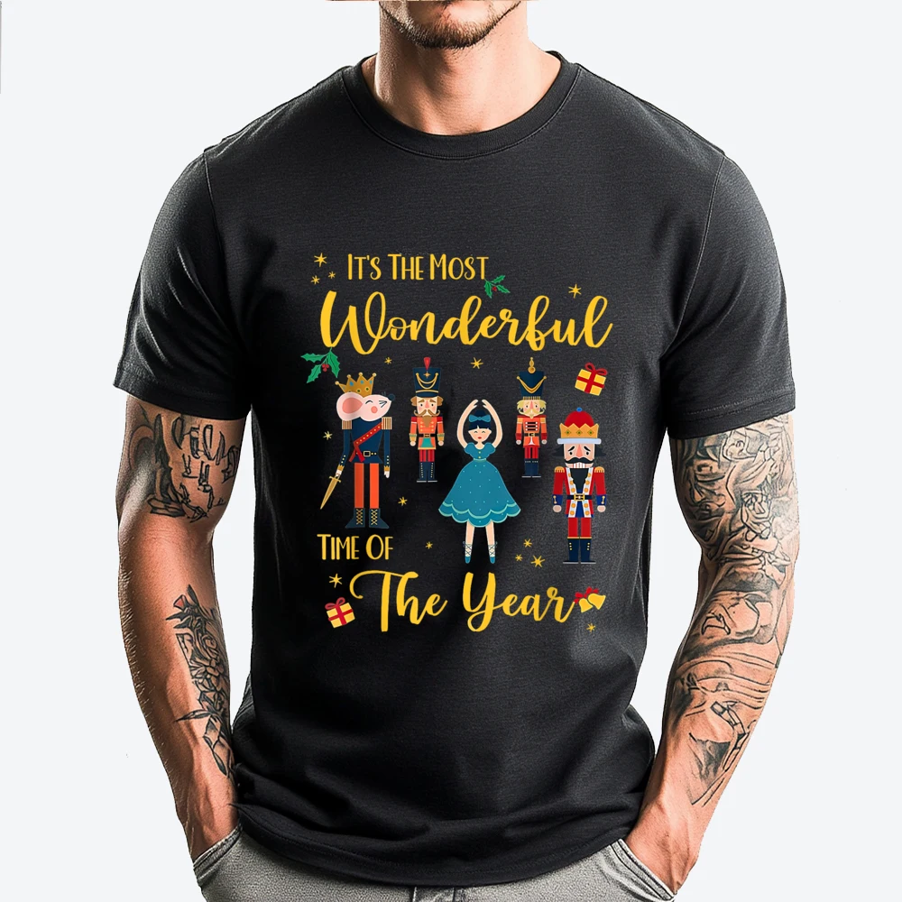 Это самый чудесный время года, балетная футболка «Щелкунчик», футболка с рисунком, футболка на заказ, День отца