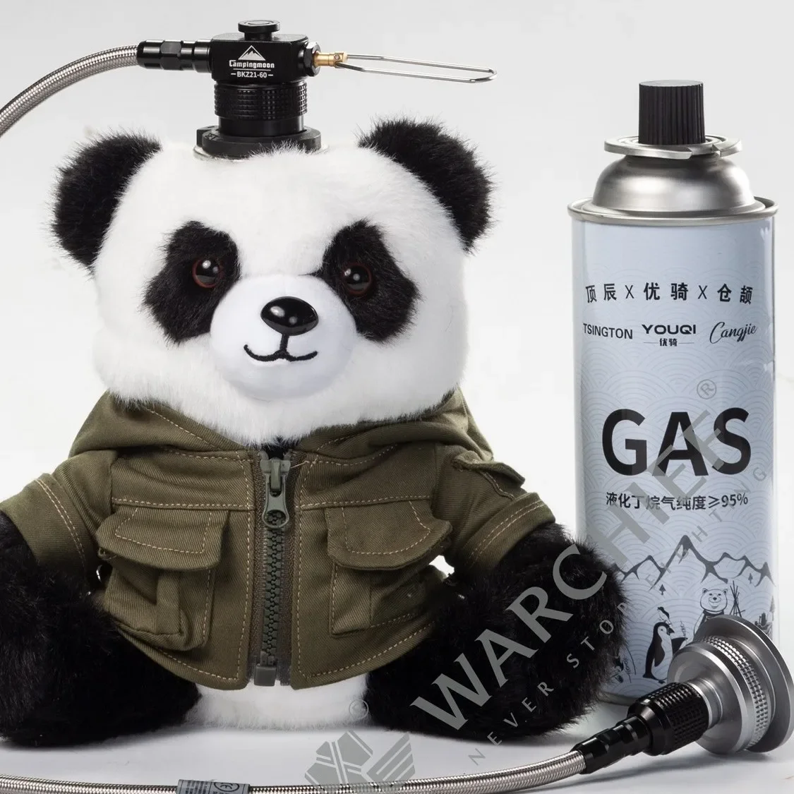 

Tactical Panda Model Camping Gas Can Protective Cover Pouch Fuel Cylinder Sleeve Outdoor Gas Tank Canister Storage Bag Case