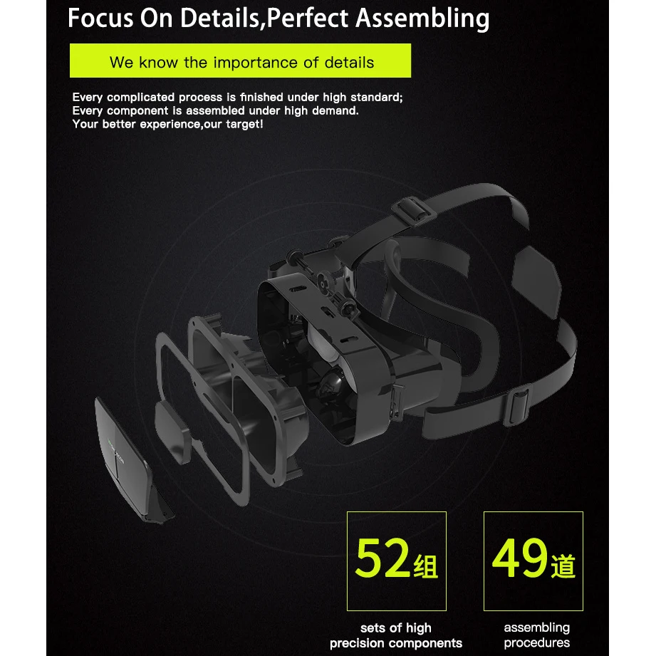 نظارات الواقع الافتراضي ثلاثية الأبعاد VR للهواتف الذكية المحمولة 7 بوصة سماعة خوذة لعبة Wirth Real Viar نظارات عدسات جهاز الخلية