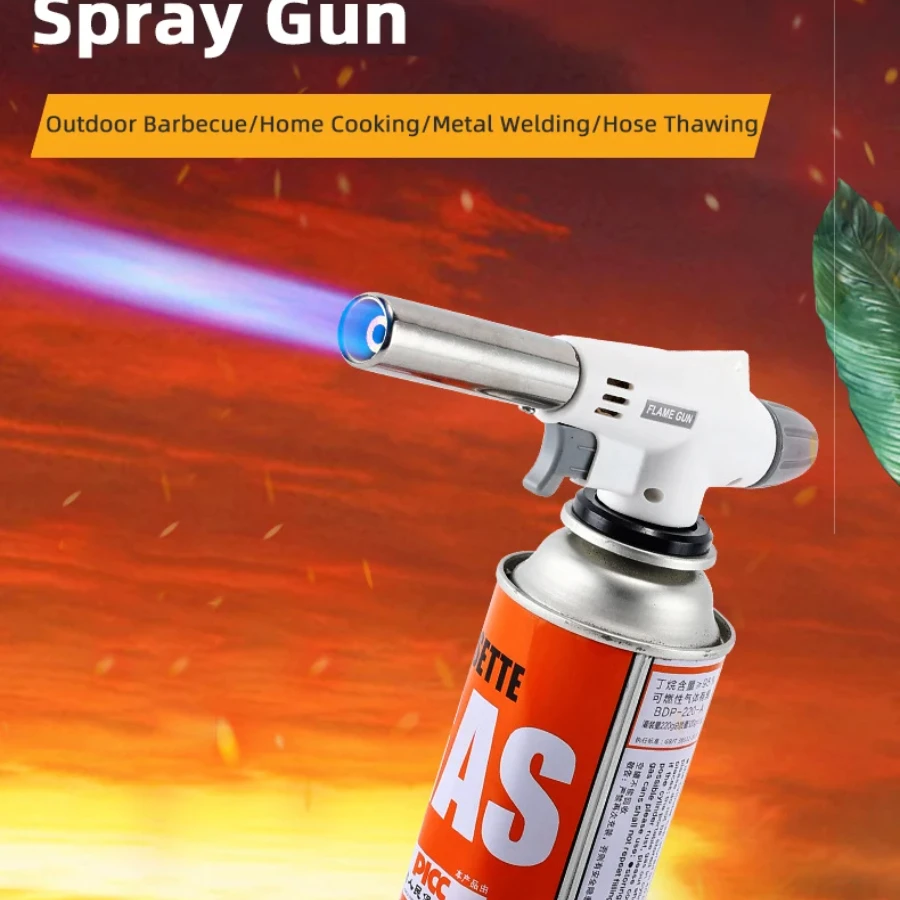 

Flame Gun Torch Cooking Autolgnition Butane Gas Welding-Burner Welding Gas Burner Flame Gas Torch Blow for BBQ Camping Cookin