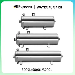 Commercial Ultrafiltration Water Purifier Stainless Steel 8000L Water Filters System 0.01μm Membrane Kitchen Water Purifiers