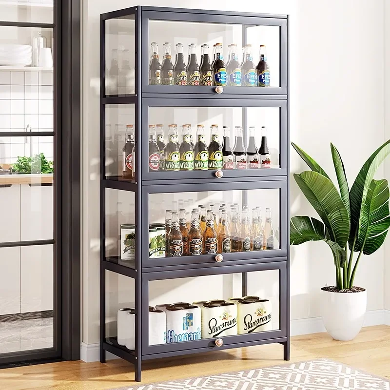 Living Room Simple Bar Wine Storage Rack Cabinet Showcase Modern Restaurant Display Cabinets  Bar Furniture