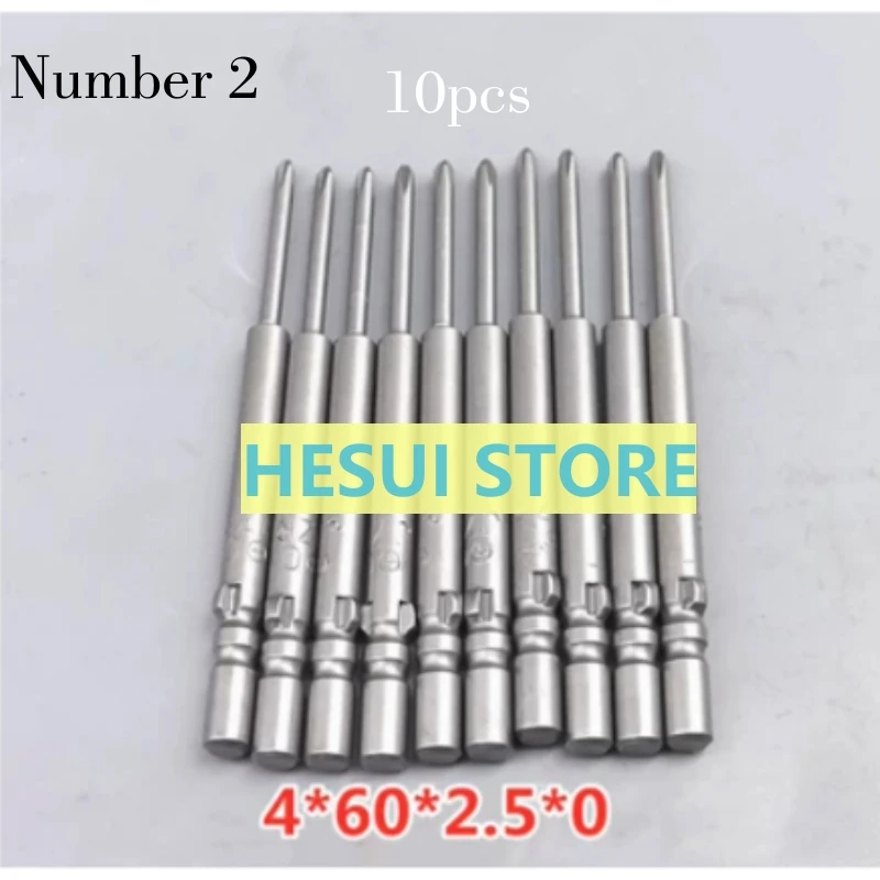 Electric lot head Phillips electric screwdriver 801/800 lot nosed electric drill bit S2 strong magnetic 10 pieces