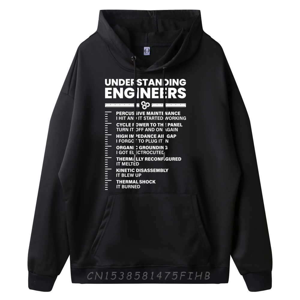 Understanding Engineers Funny Engineering Sarcastic Men's Sweatshirts Long Sleeve Christmas Sweater