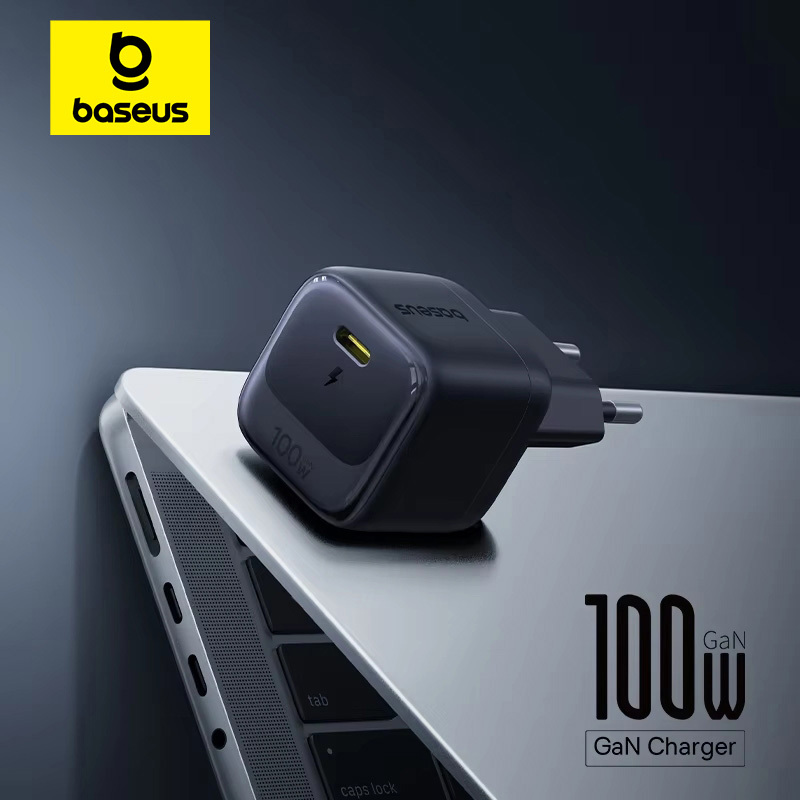  Baseus Mini 100W Fast Charger USB C Charger Quick Charging For iPhone 17 16 15 1Pro Max iPad Xiaomi Fast Charger GaN Charger 