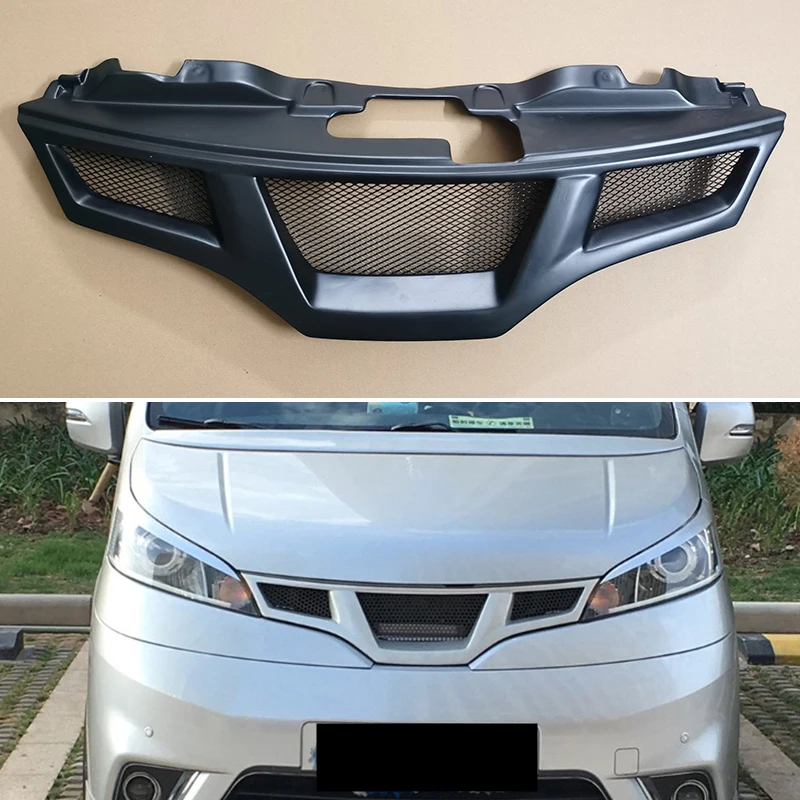 For Nissan NV200 2010 2011 2012 2013 2014 2015 2016 2017 2018 Year Front Center Racing Grille Grill Cover Accessorie Body Kit