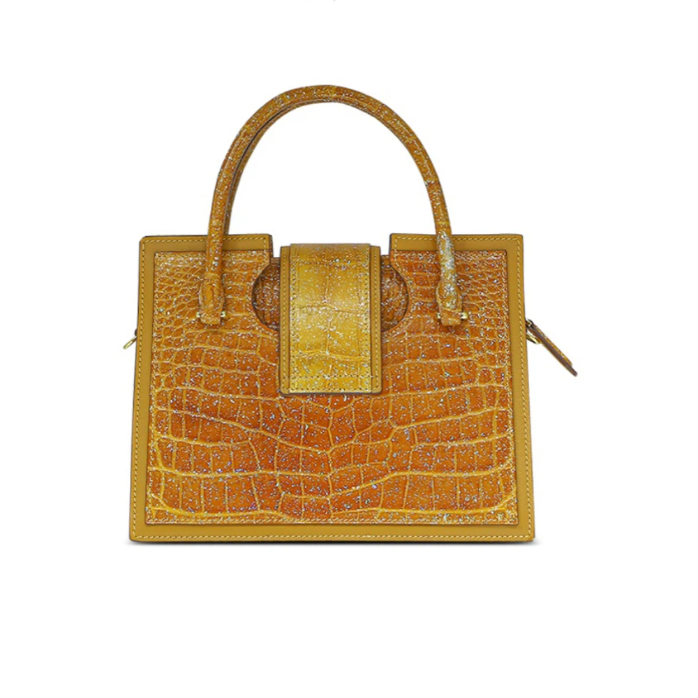 envlang new original advanced fashion female handheld one-shoulder  Totebag  women crocodile bag