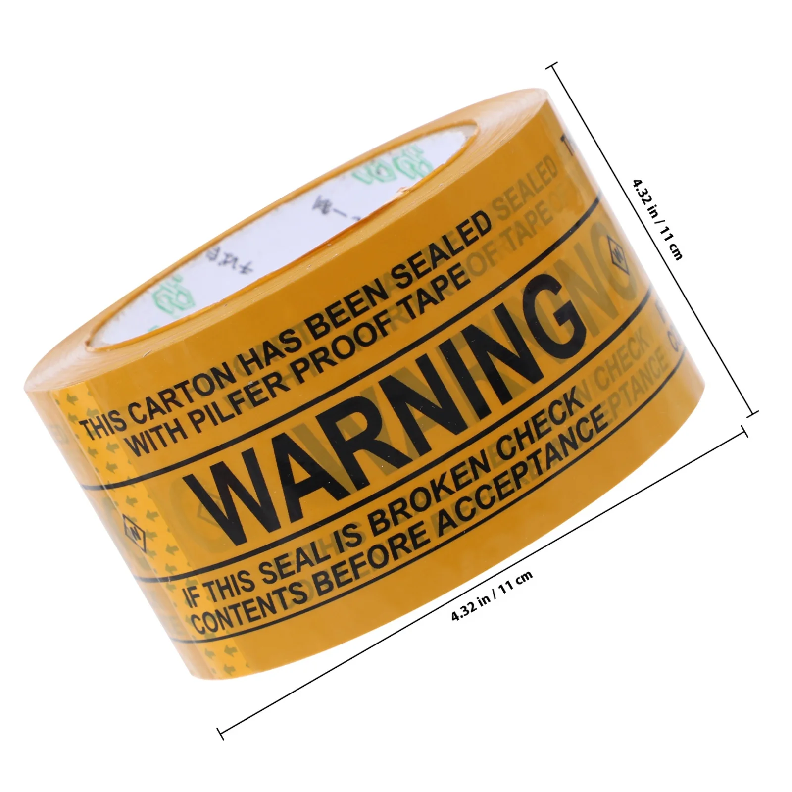 1 Roll Warning Slogan Tape Easy Apply with Sealing Machine Not Included Fast Convenient for Goods Packaging Gift Envelope Seal