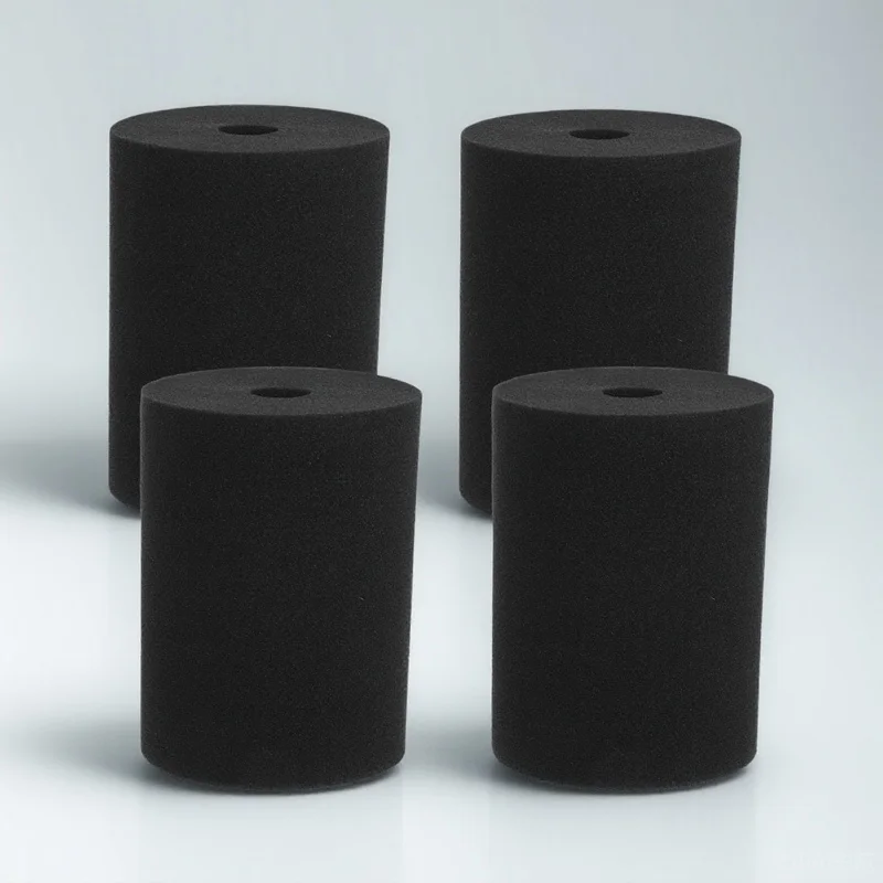 

4Pcs Rotating Sponge Column Elastic Black PVC Foam Inserts for Tumblers Cup Spinner Accessories Versatile Tumbler Making