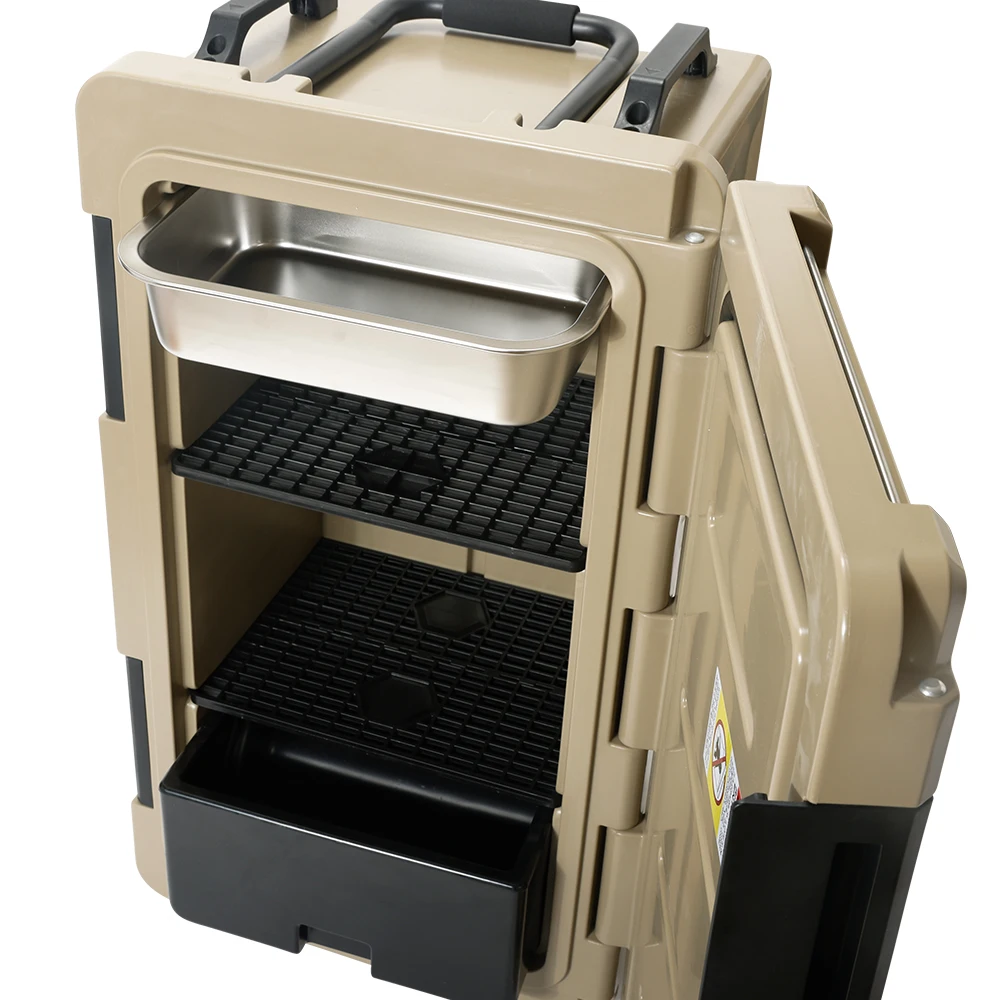 Roto‑Molded Wheeled Portable Cold Storage Cooler Box No‑Charge Required