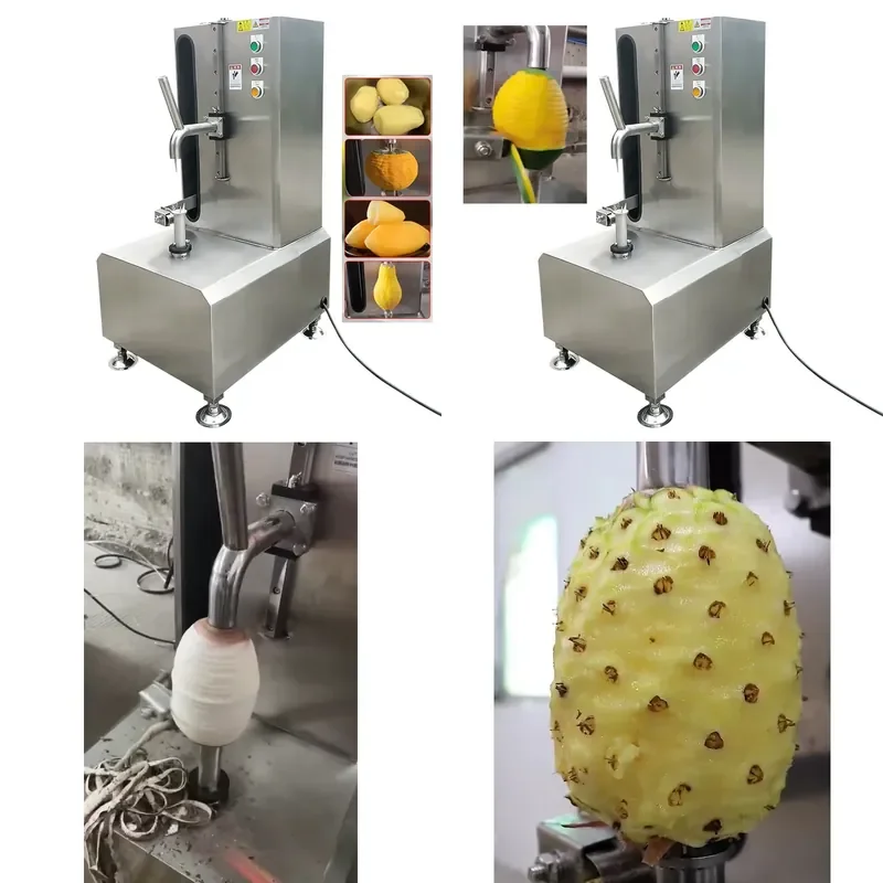 for Stainless Steel Industrial Mango Pineapple Orange Pear Papaya Peeling Machine Water Fruit Peeler