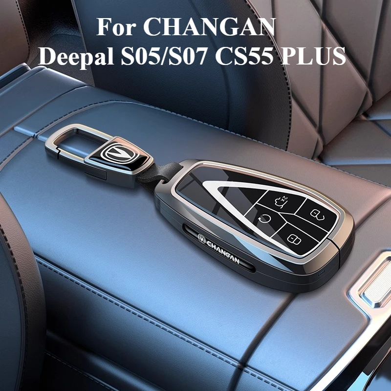 

Key Case For CHANGAN Deepal S05/S07 CS55 PLUS Accessorie 2026/2025 Zinc Alloy Full Coverage Anti-Scratch Personalized 2022-2024