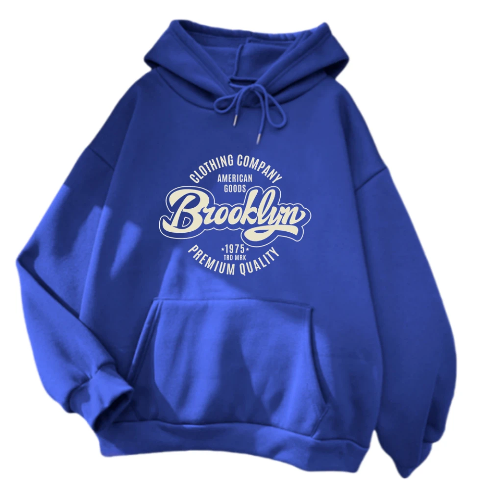 Ropa de mujer brooklyn Letter fashion hoodie y2k women men winter clothes hoodies Kawaii kpop hoodie streetwear hoodies women