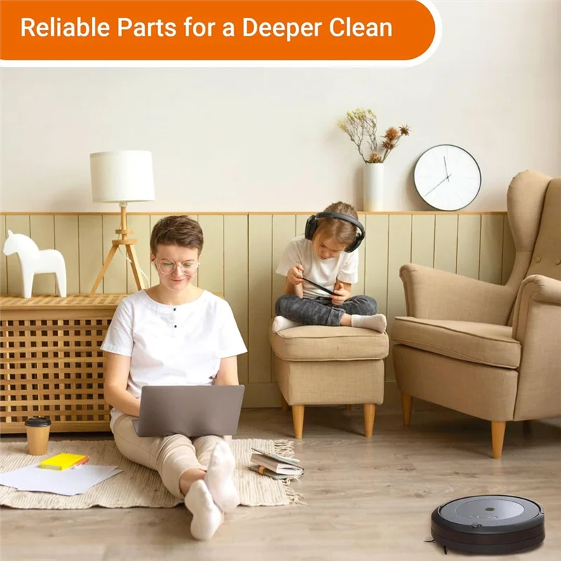 

Classy-For Irobot Roomba J7 J7+ J5 J5+ J6 J6+ J8 J8+ J9 J9+ Vacuum Cleaner Accessories Kit Rubber Side Brushes HEPA Filters