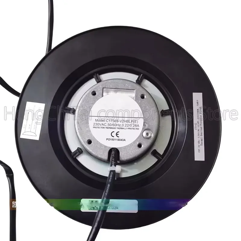 Original 100% Working C17569-V2HBLP(E) 230V 50/60Hz 0.22/0.28A C17569-V2HBLPE cooling fan