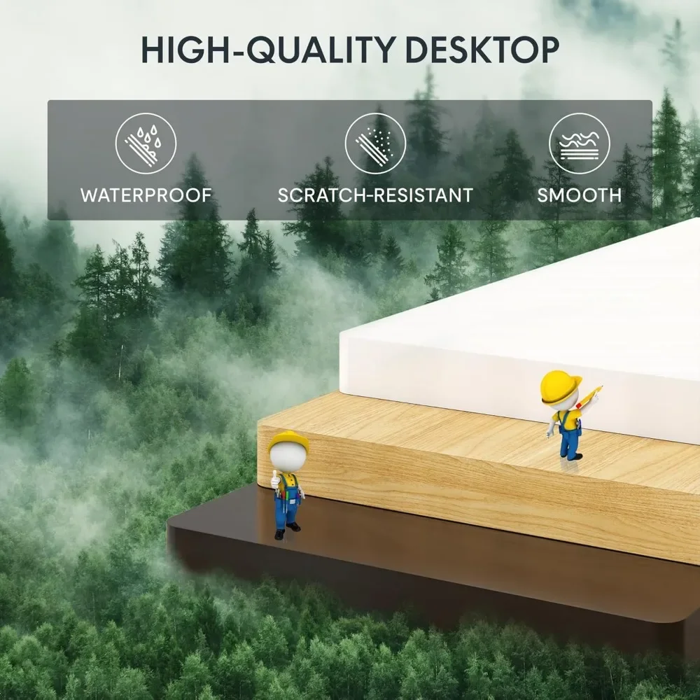 71 x 32 Inch Standing Desk Height Adjustable Desk, Stand Up Desk for Computer Workstation