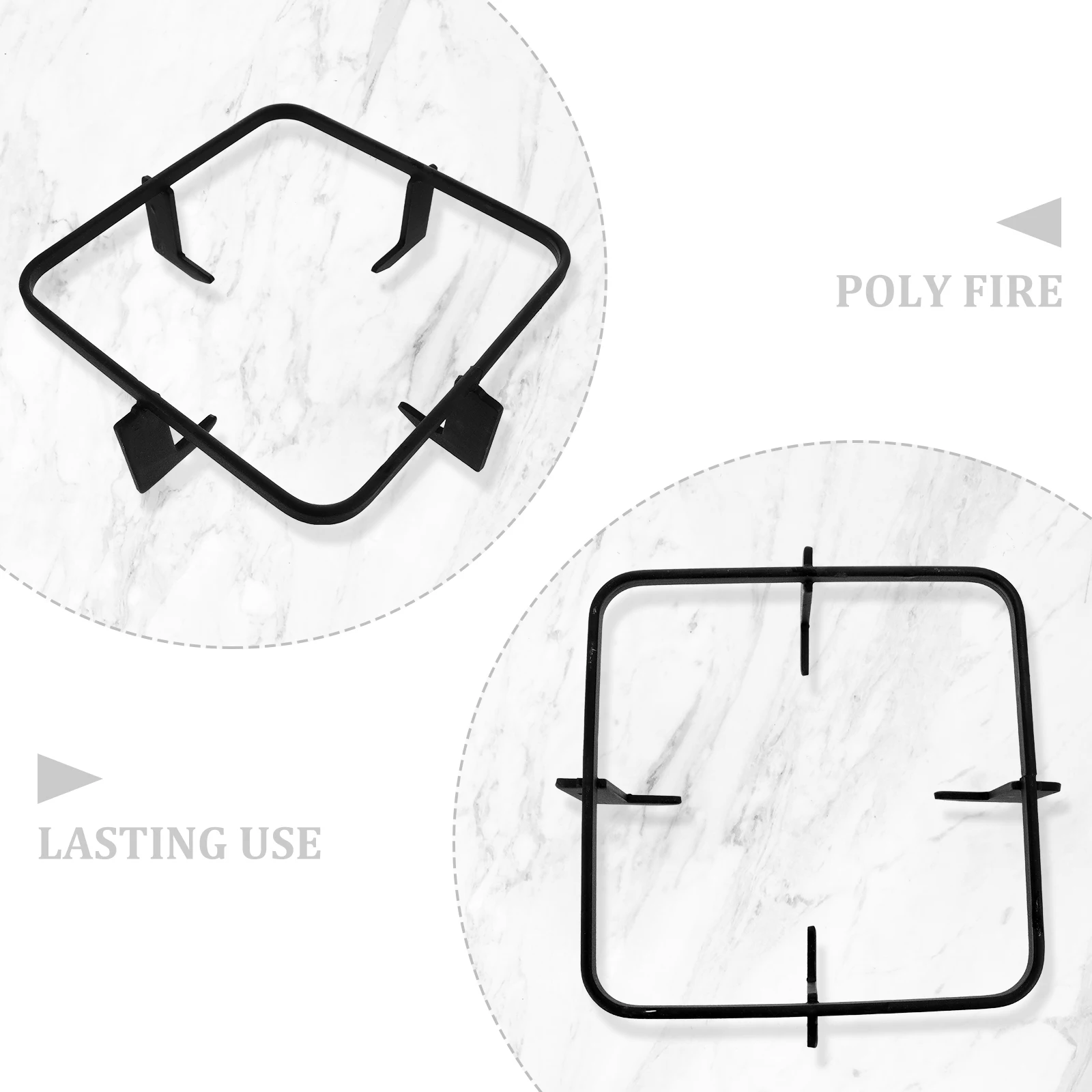 

Регулируемая чугунная газовая стойка 20,7 см, противоскользящий кронштейн для кастрюли, держатель для сковороды вок, подставка, сменное кольцо для посуды, кухня