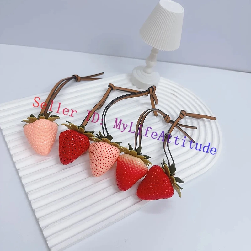 vermelho-rosa-morango-charme-pendurado-decoracao-ornamento-para-bolsa-mochila-saco-de-carro-chaveiro-presente-5-estilos