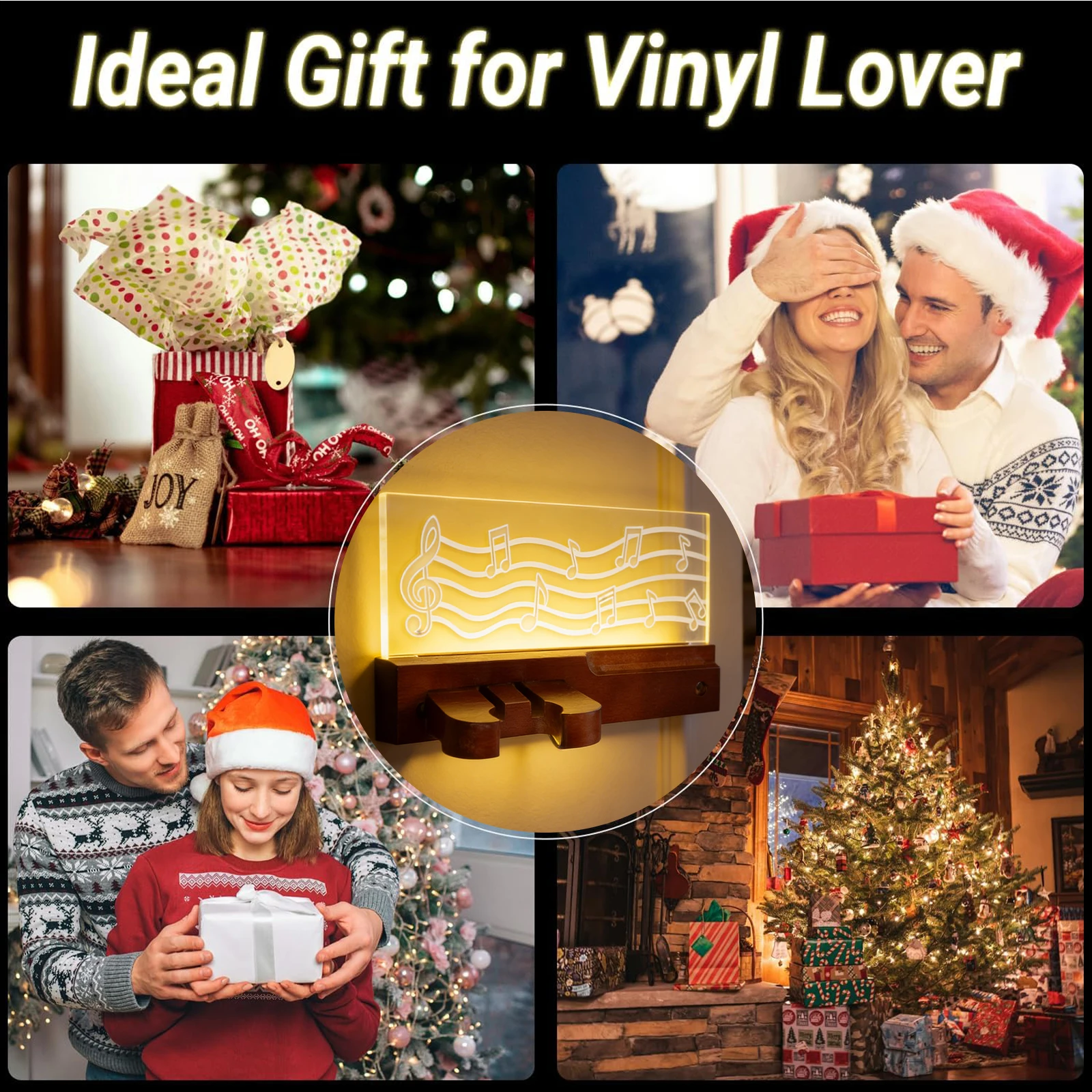 

LED Wall Mounted Guitar Rack with Shelf & Pick Holder Acoustic Guitars Storage Stand Creative Guitar Hanger Music Accessories