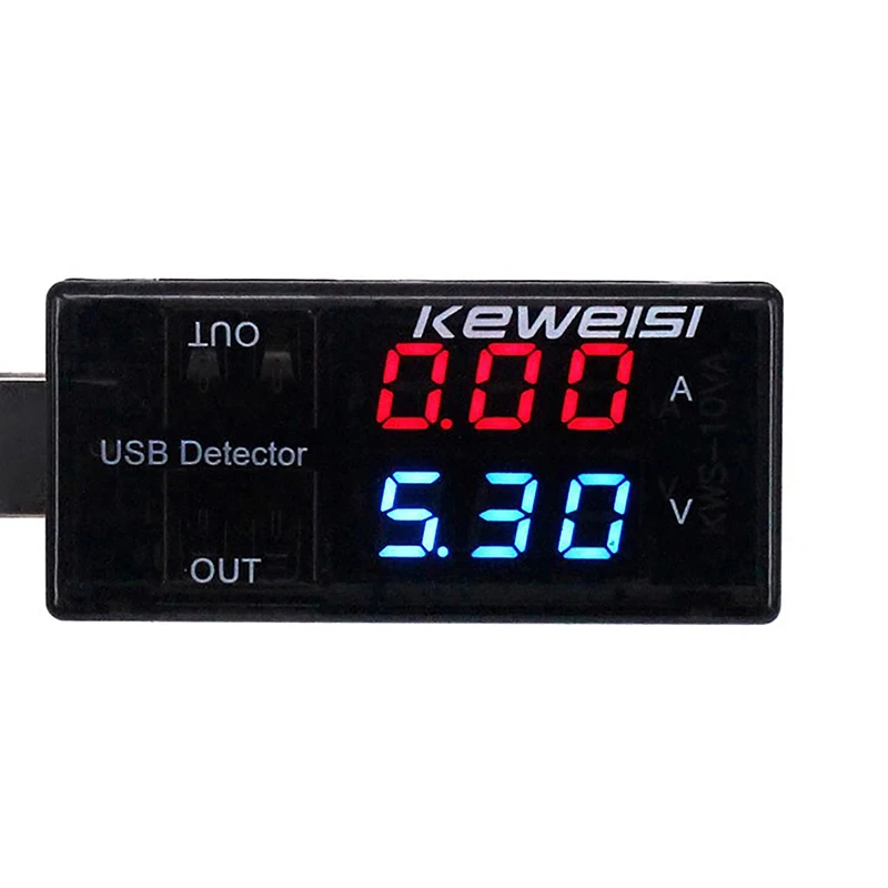 USB Voltage Meters Current Voltage Power Tester Dual Digital Display Volt Amp Meter For Android Phone And IPhones