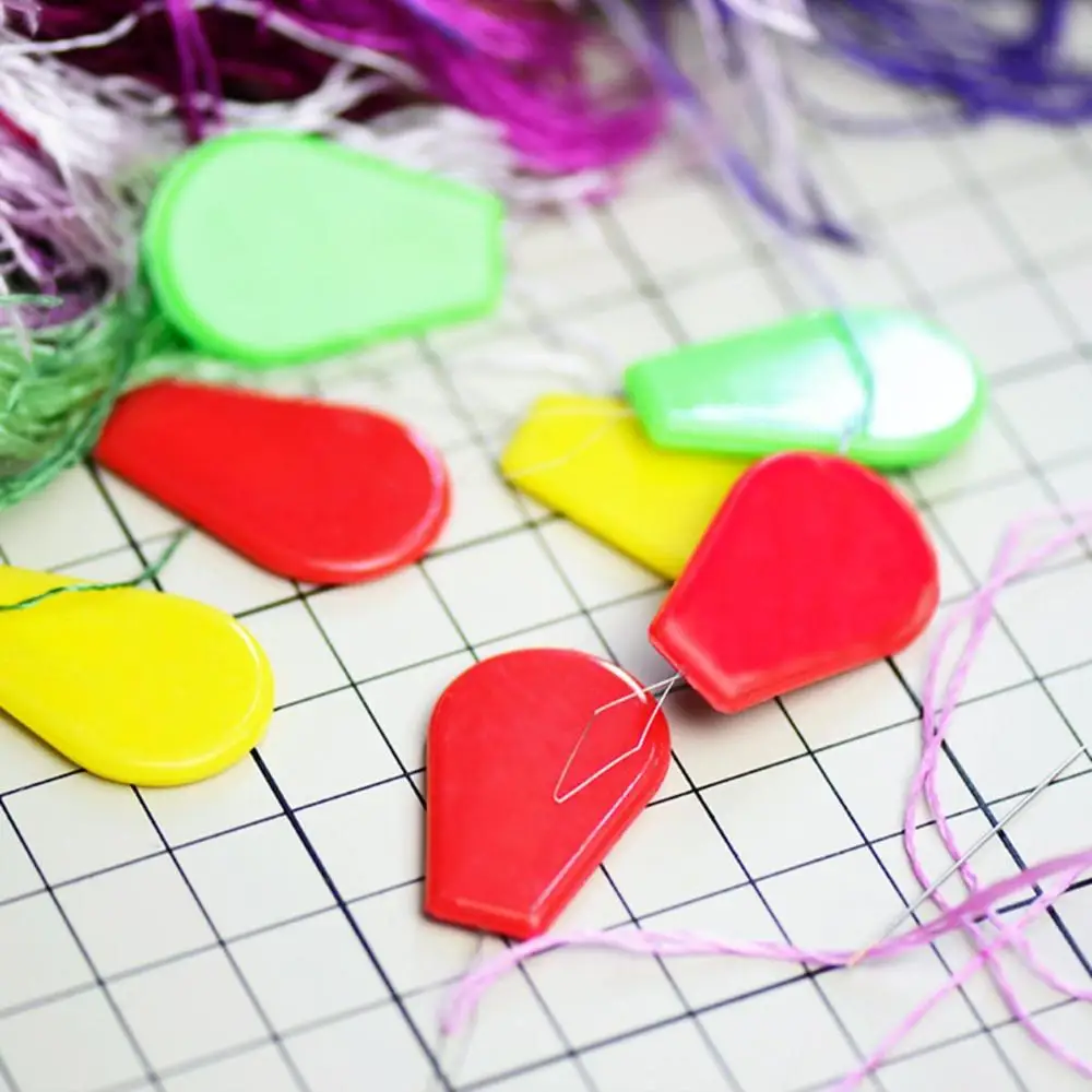 Plastic Useful Wire Bow Easy Sewing Cross Sewing Stitch Stitch Tools Wire Leader Needle Threader