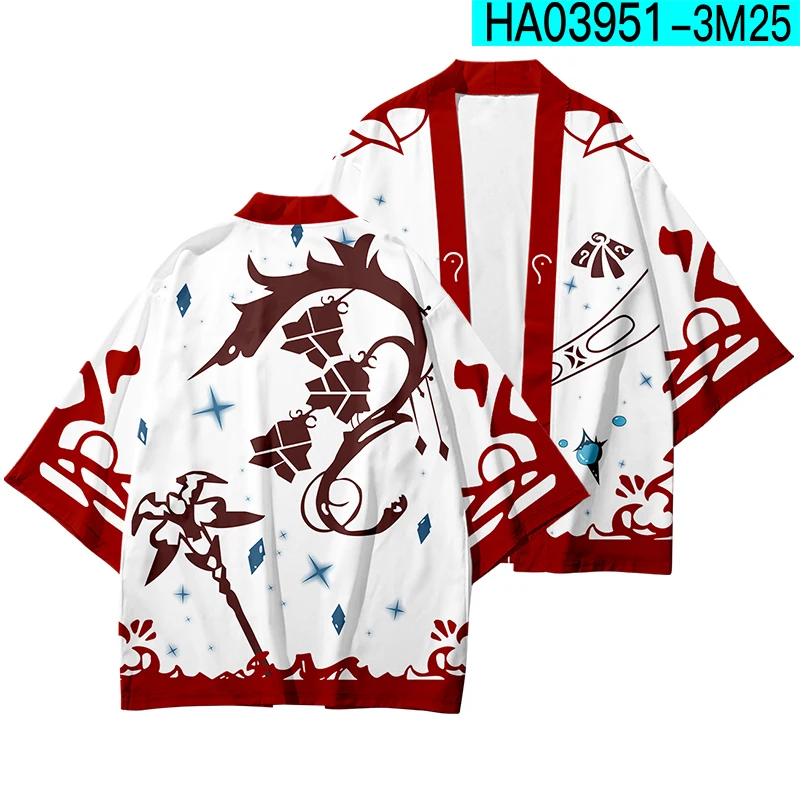 Hot Game FF14 FINAL FANTASY XIV Cosplay Costumes Men Women Japanese Kimono Cardigan Shirt Haori Cloak Party Tops Streetwear