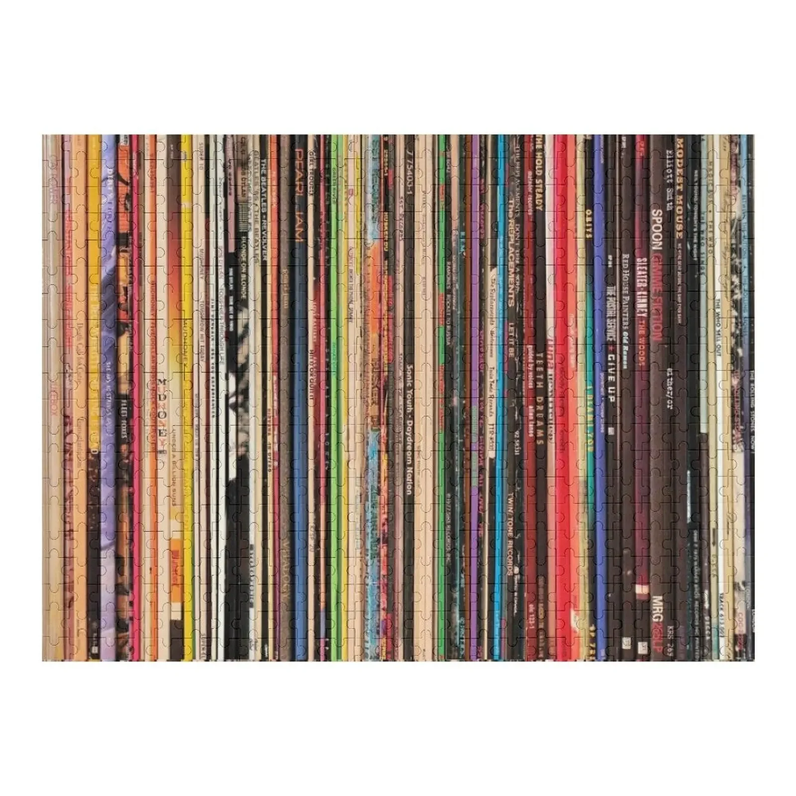 Record Collector Jigsaw Puzzle Wooden Boxes Personalized Name Puzzle