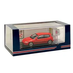 HJ 1/64 for (EG6) Sir-S With Engine Display Model Milano Red HJ641017SR Diecast Models Car Collection